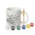 Kaemingk Mug – Porcelain Coffee & Tea Cup, Christmas Holiday Tableware, Festive Xmas Drinkware, Elegant Kitchen Serveware, Tabletop Home Décor