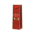 Kaemingk Gift Bag – Paper Foil, Christmas Holiday Packaging, Festive Xmas Present Wrap, Seasonal Home Décor Accent-Red Bottle