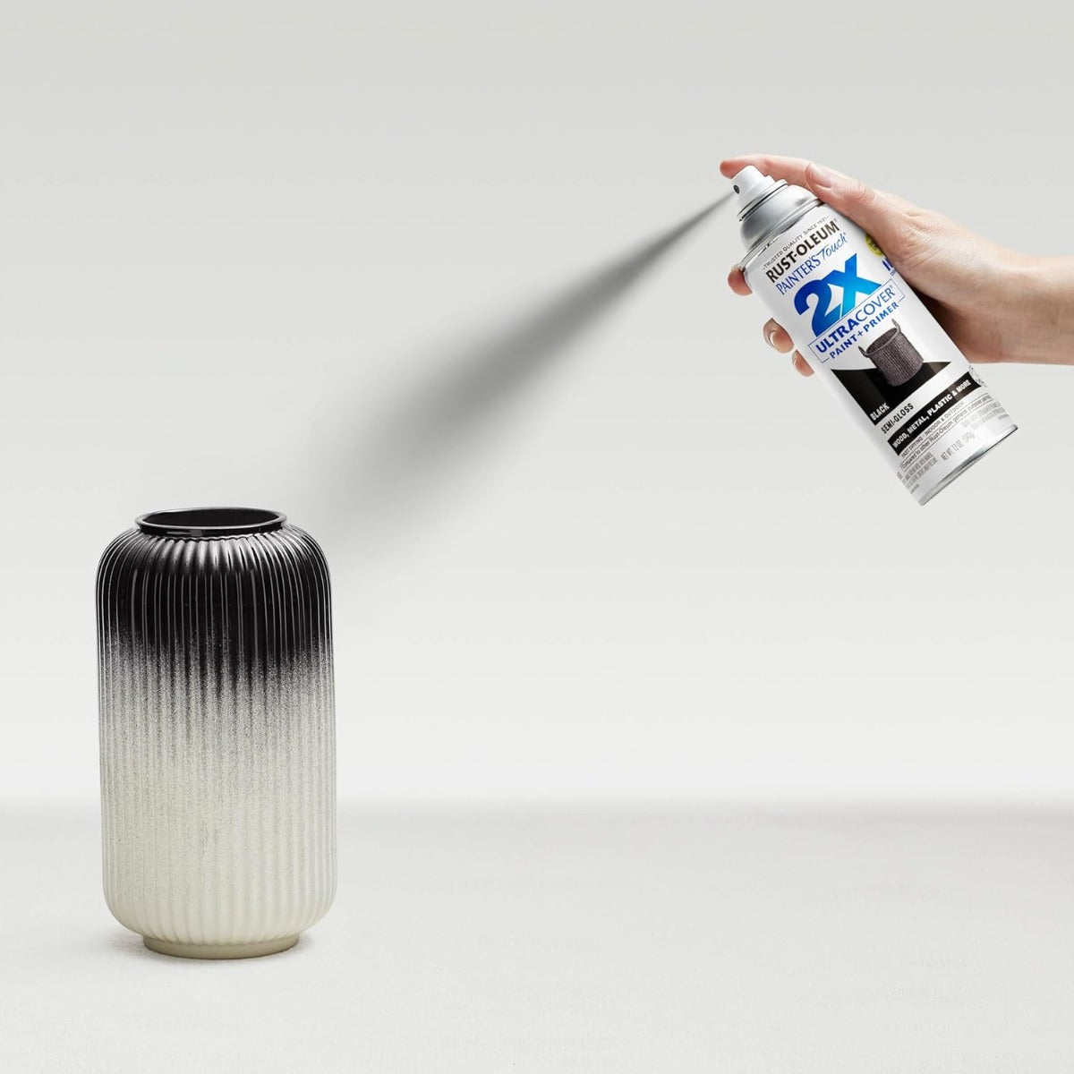 Rust-Oleum Pt 2X Uc 12Oz Semi-Gloss Black