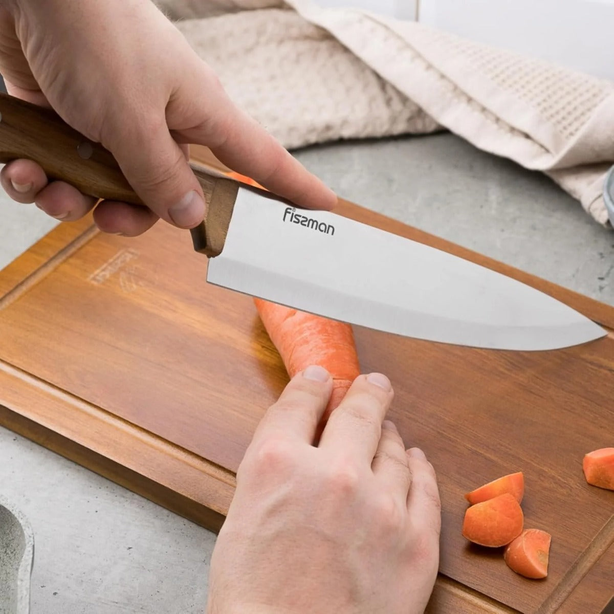 Fissman 3 Piece BBQ Set With Chopping Board