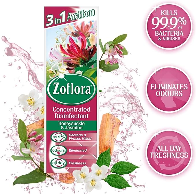 Zoflora Disinfectant 250ML Honeysuckle & Jasmine