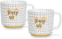Fissman Set Of 2 Mugs 490 ML Happy Day Checked