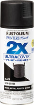 Rust-Oleum Pt 2X Uc 12Oz Semi-Gloss Black