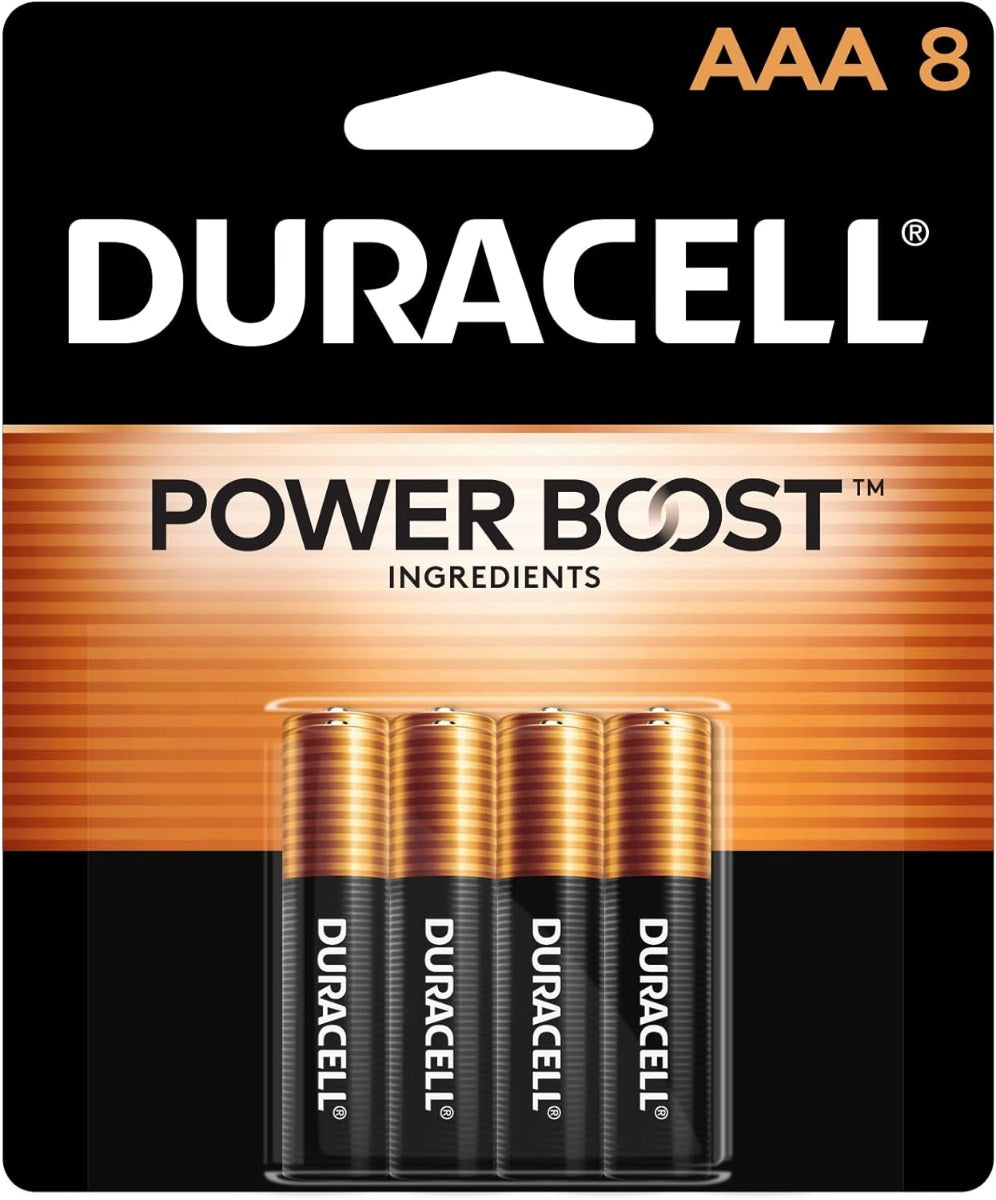 Duracell Alkaline AAA Batteries Pack Of 8
