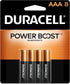 Duracell Alkaline AAA Batteries Pack Of 8