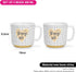 Fissman Set Of 2 Mugs 490 ML Happy Day Checked