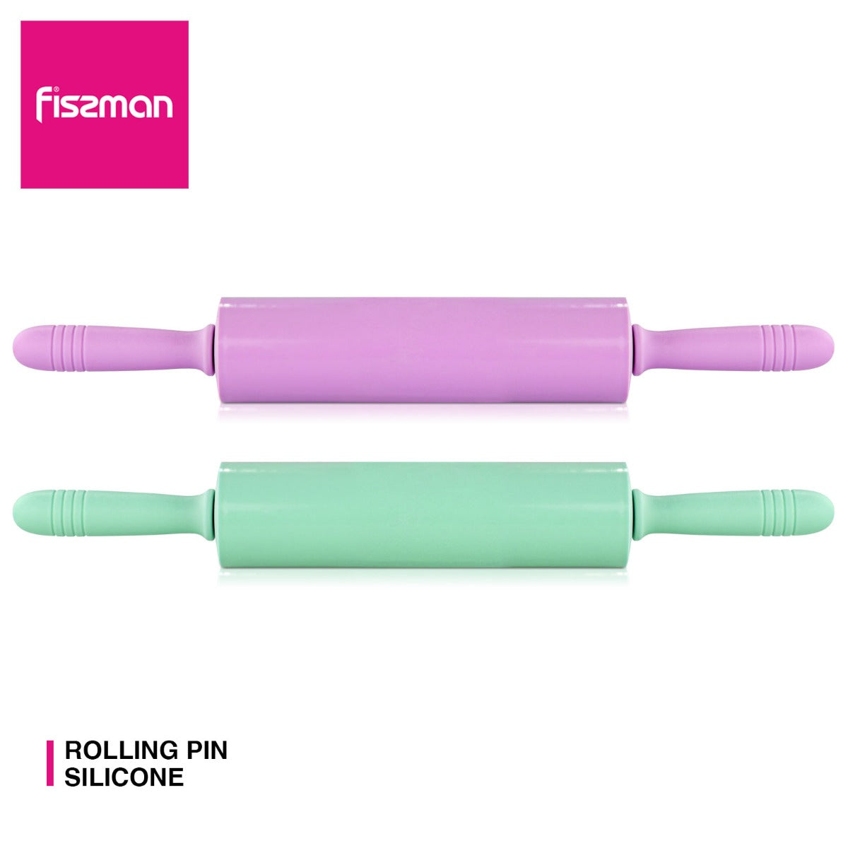 Fissman Rolling Pin 39.5 x 5.5 cm Silicone