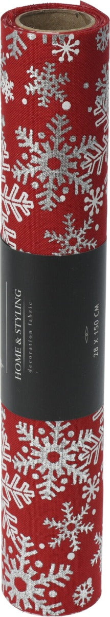 Homesmiths Deco Fabric Print Red Assorted