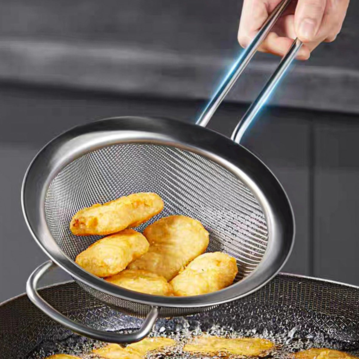 Fissman Strainer 20cm with Handle Steel