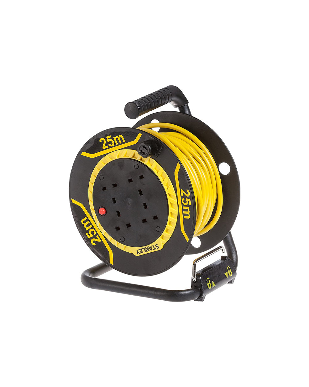 Stanley Cable Reel 4 Sockets with 25 Meter Cable