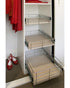 Tansel Wardrobe Pull Out Drawers with Slides L 596 x 100 x W 485 mm