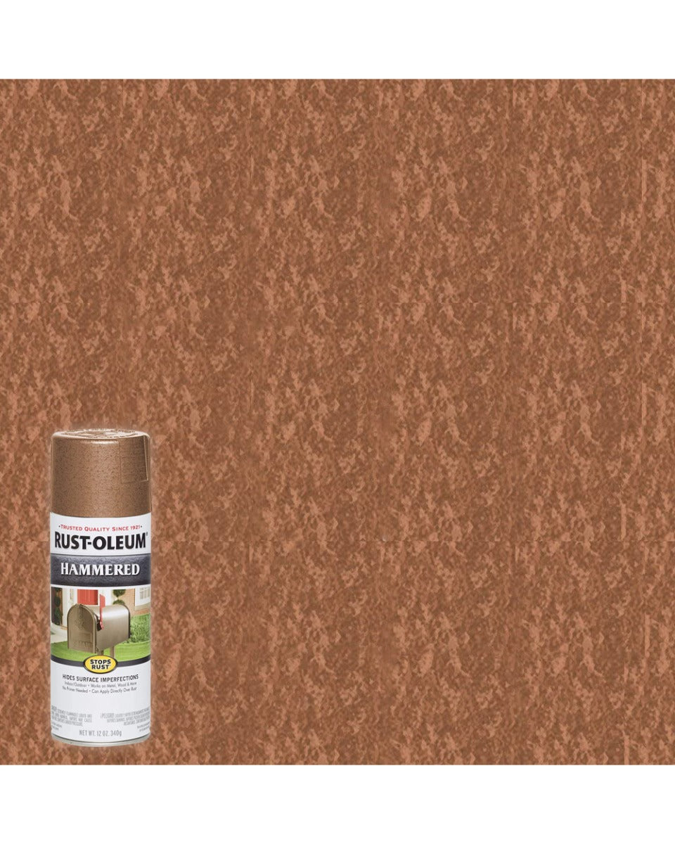 RustOleum Hammered Metal Finish Copper 12Oz