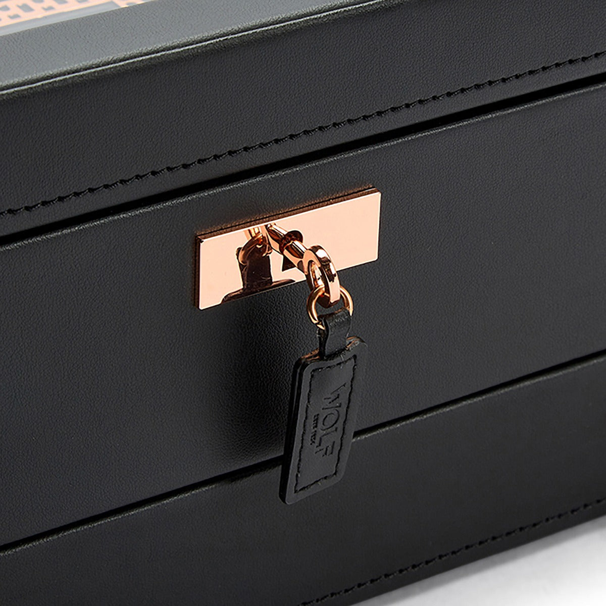 Wolf Axis 10 Pc Watch Box with Drawer Copper