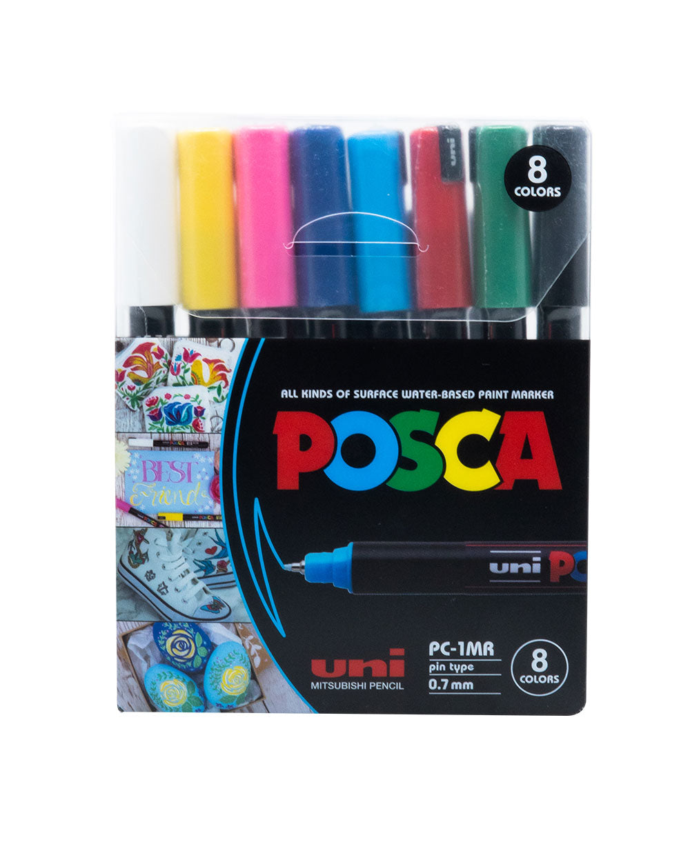 Posca Water Based Paint Marker 1MR 8 Colors