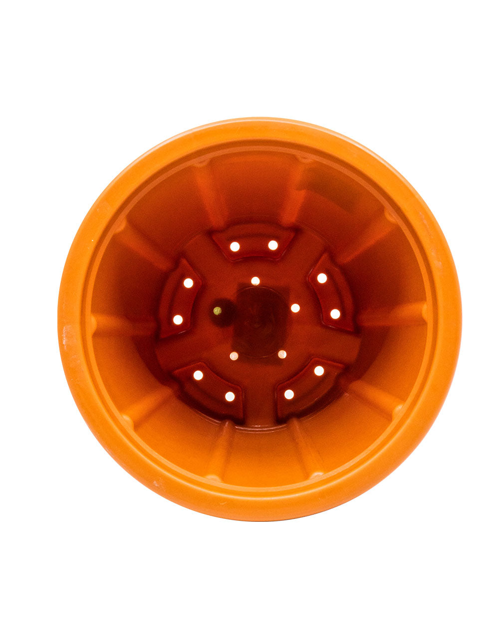 Cosmoplast Woodgrain Pot With Tray 6 Inches