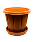 Cosmoplast 12" With Tray Terracotta