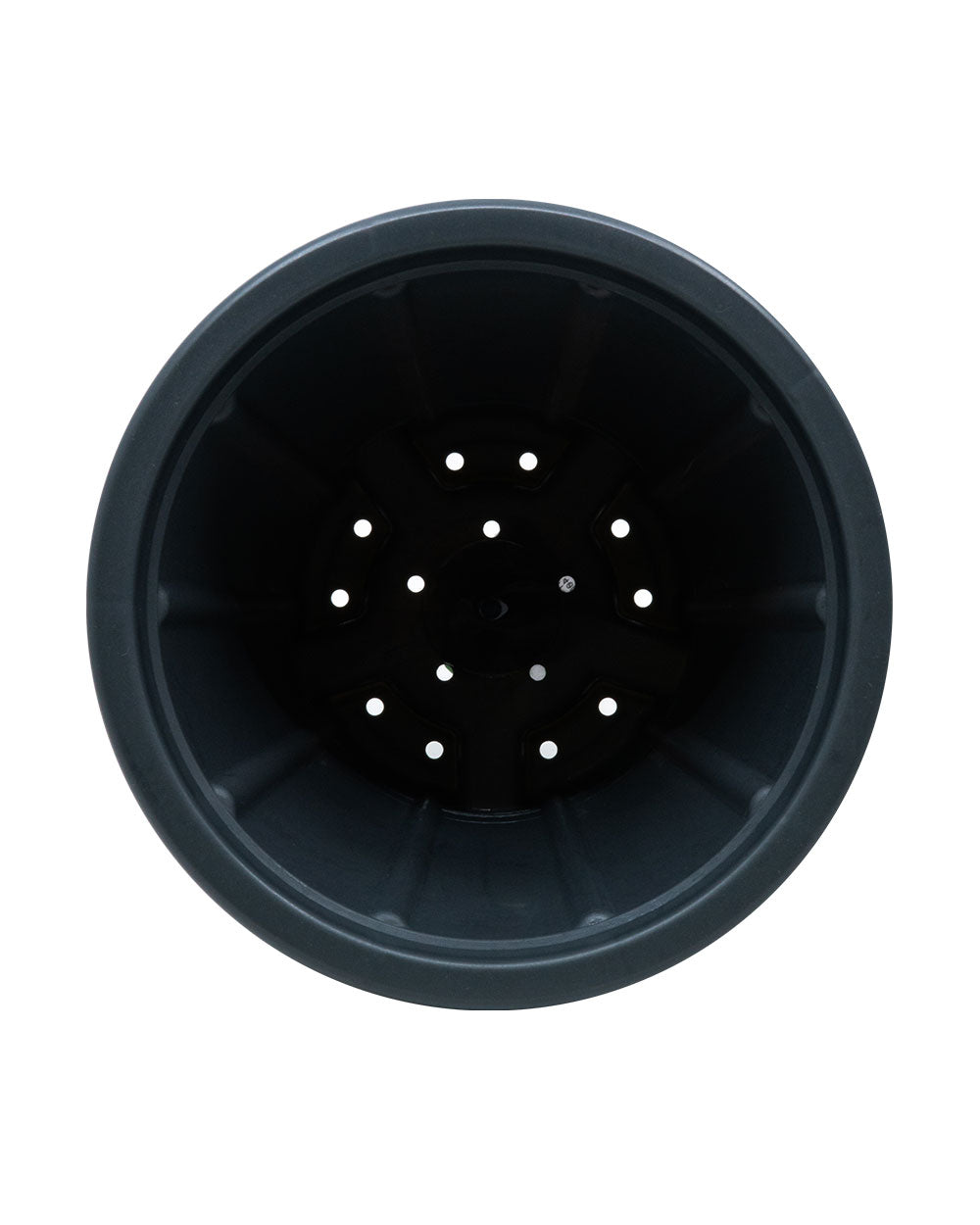 Cosmoplast Woodgrain Pot With Tray 6 Inches Grey