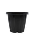 Cosmoplast Woodgrain Pot With Tray 6 Inches Dark Brown