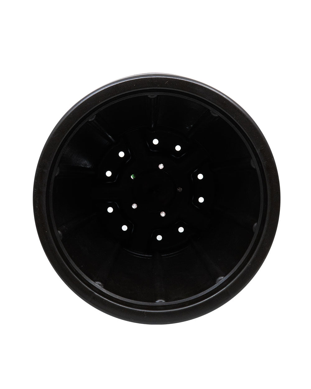 Cosmoplast Woodgrain Pot With Tray 6 Inches Dark Brown