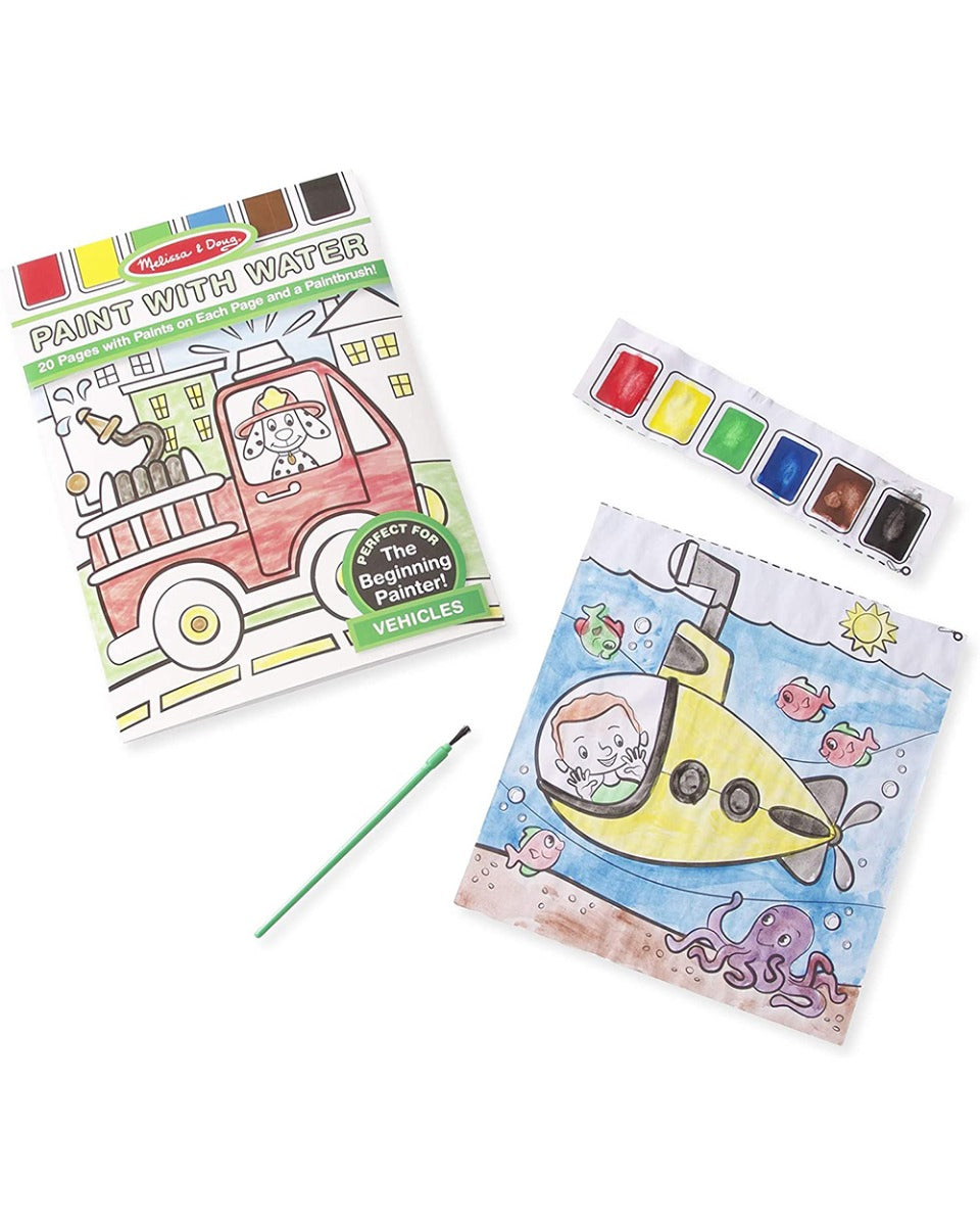 Melissa And Doug Paint With Water Vehicles