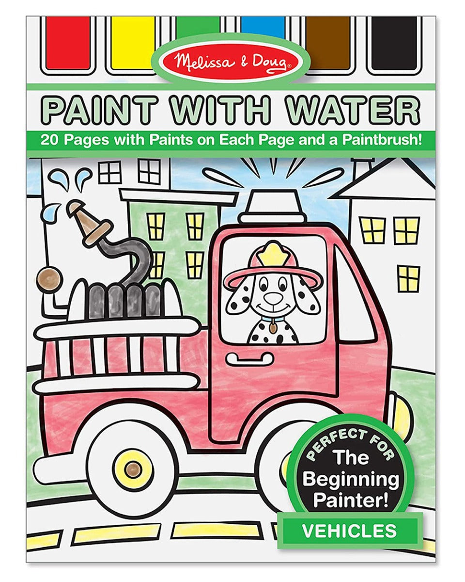Melissa And Doug Paint With Water Vehicles