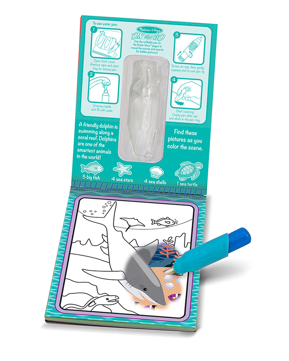 Melissa And Doug Water Wow Under The Sea Water Reveal Pad