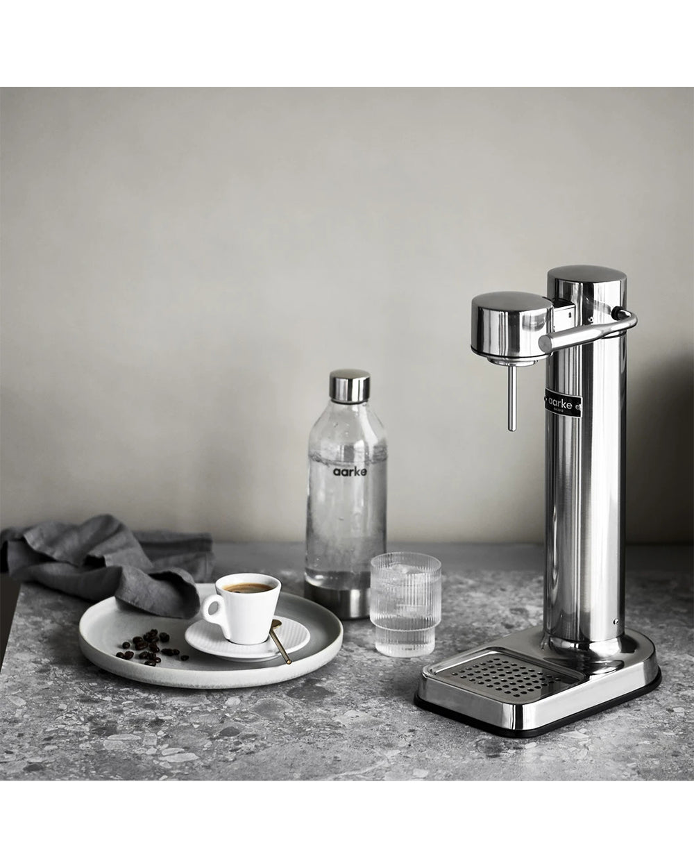 AARKE Carbonator 3 Sparkling Water Maker Polished Steel (Display Unit)