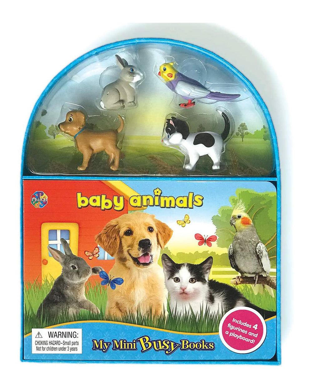 Phidal Hi5 Baby Animals Mini Busy Book