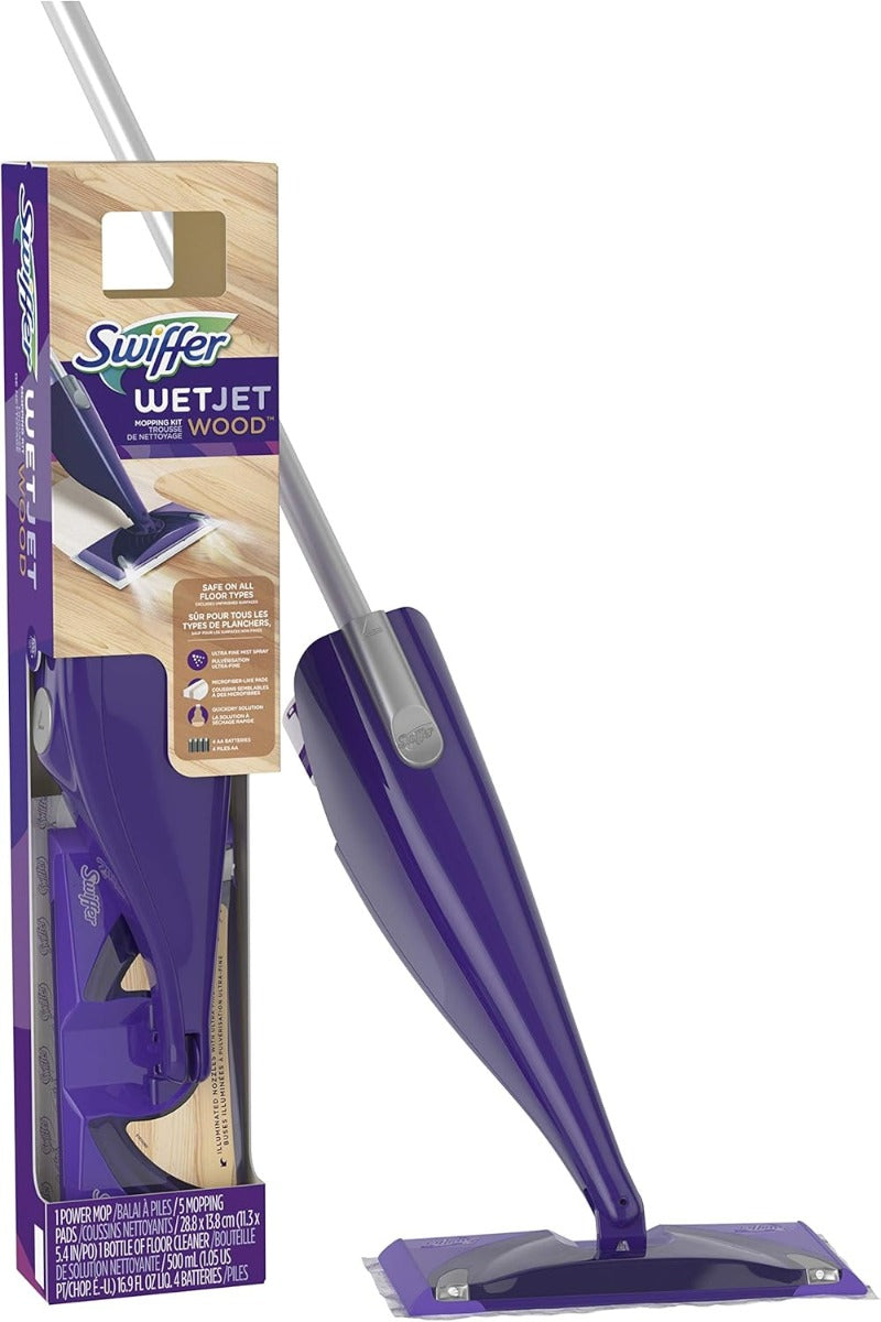 Swiffer WetJet Wood Floor Spray Mop Kit  Â