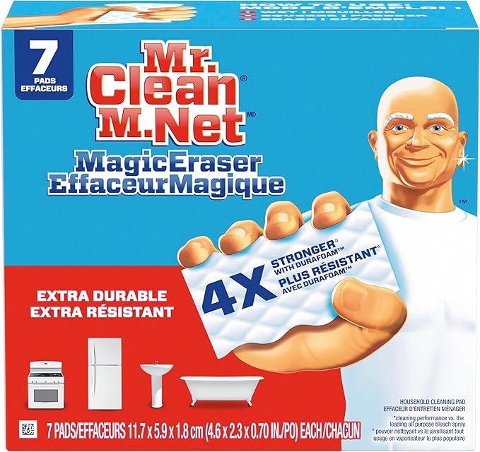 Mr.Clean Magic Eraser Extra Durable Cleaning Pads with Durafoam 7 Count