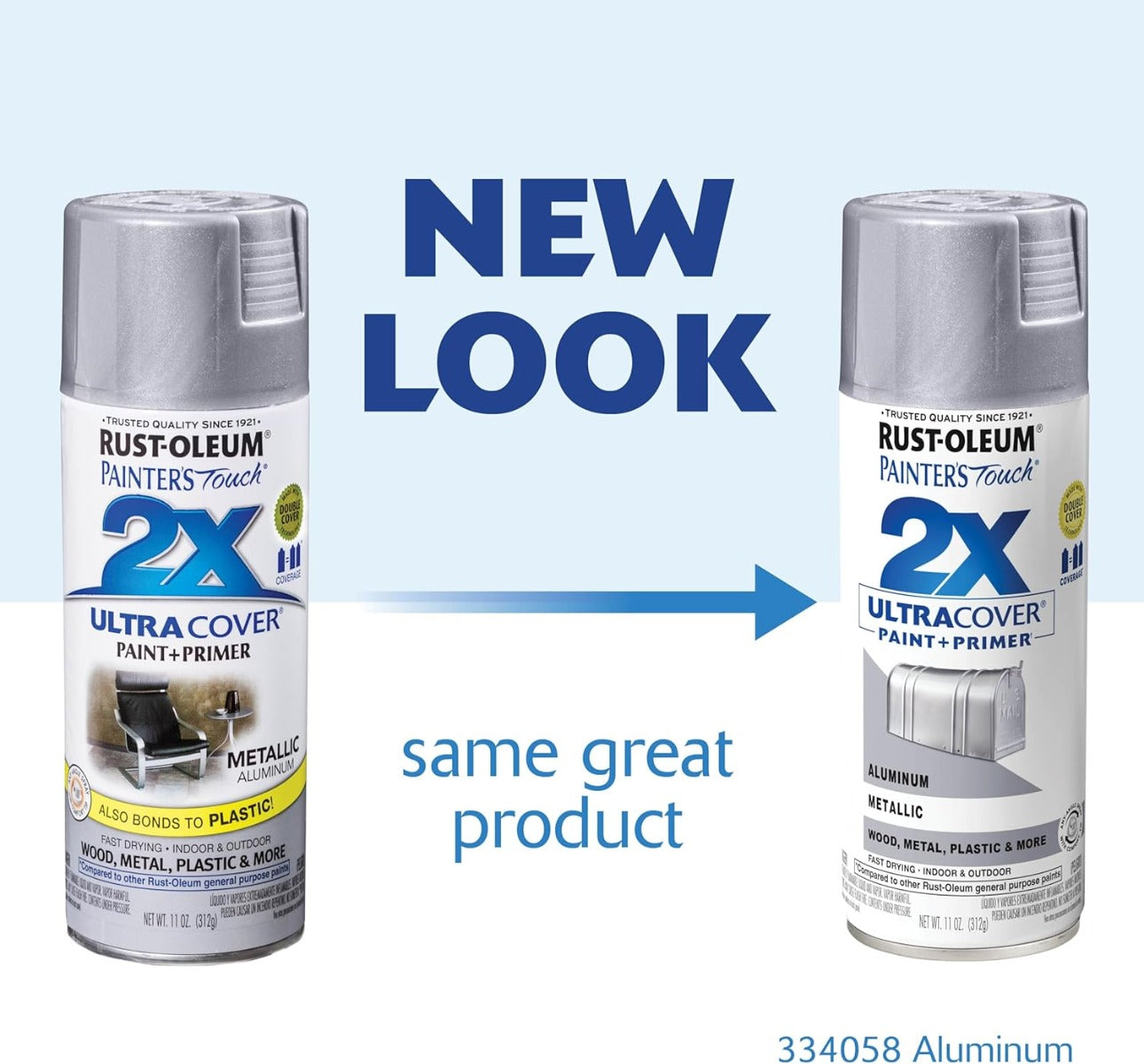 Rust-Oleum Pt 2X Uc Metal Aluminum 12Oz