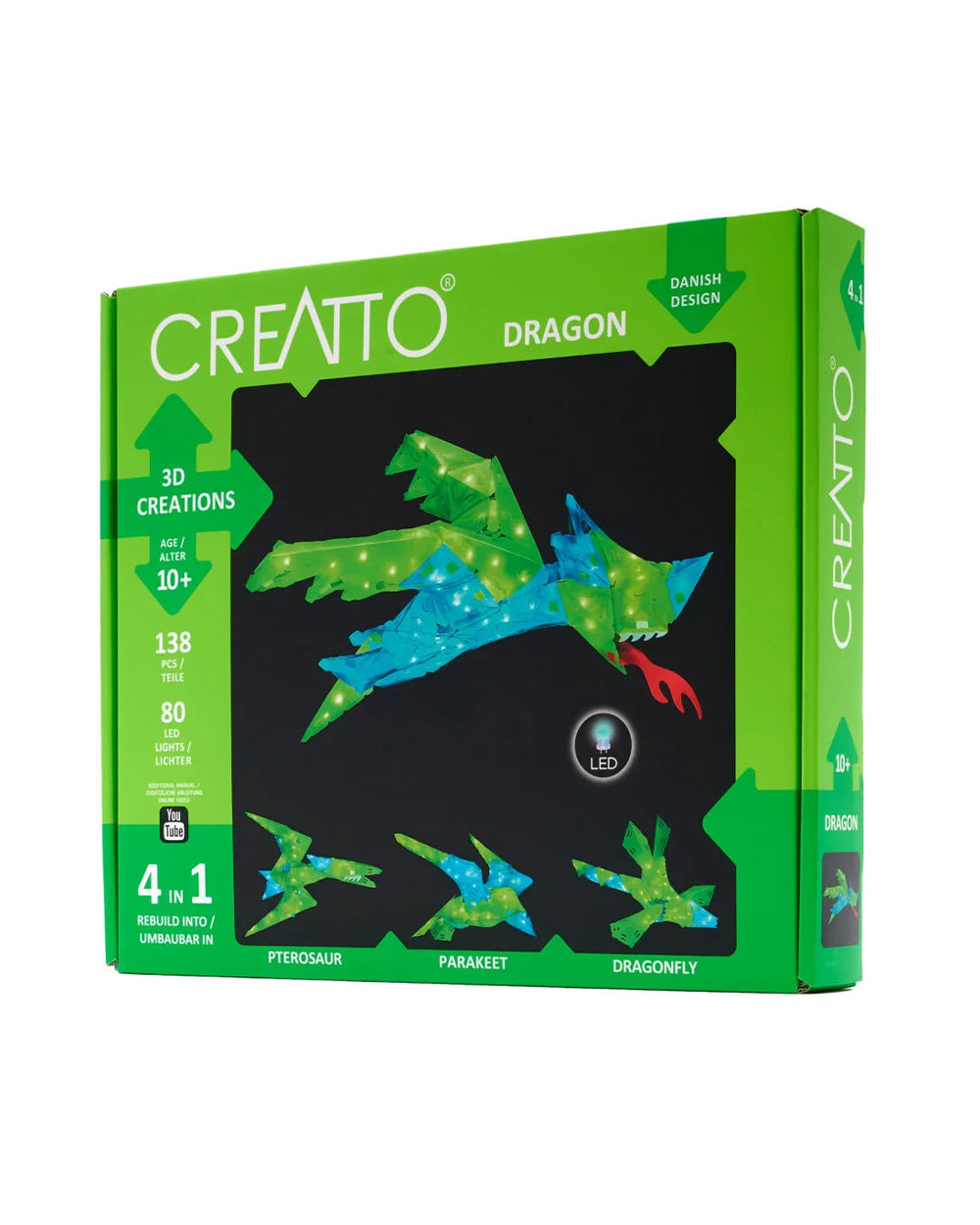 Thames & Kosmos Creatto Dragon Light-Up Crafting Puzzle Kit