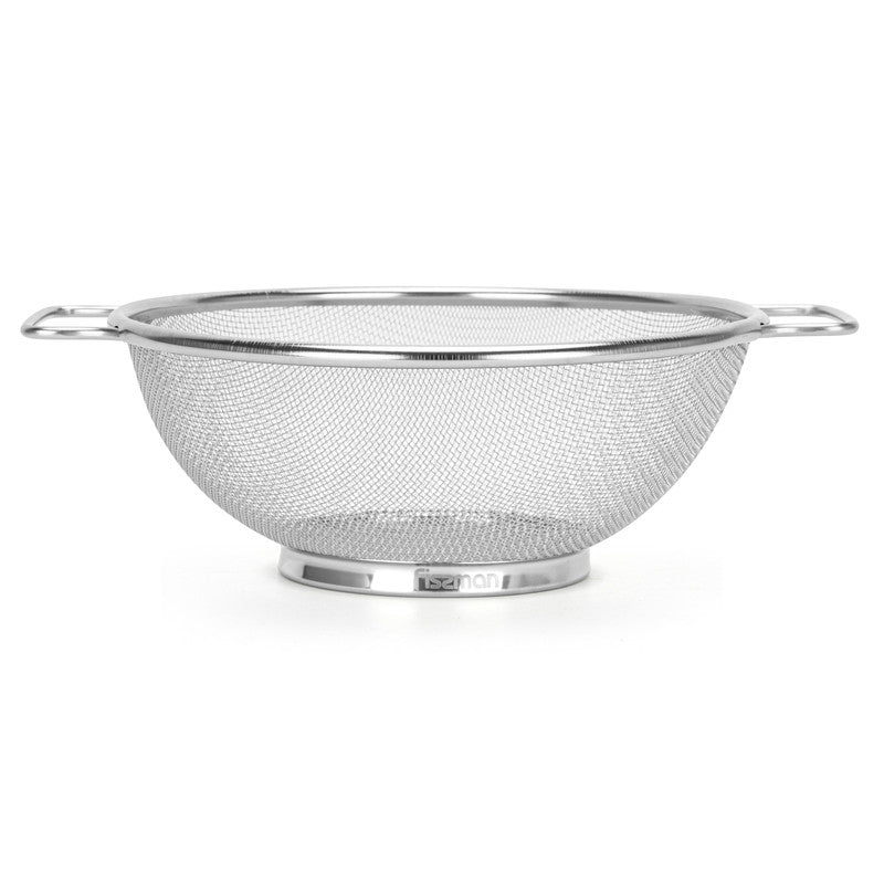 Fissman Round Stainer With Handle Silver 20cm