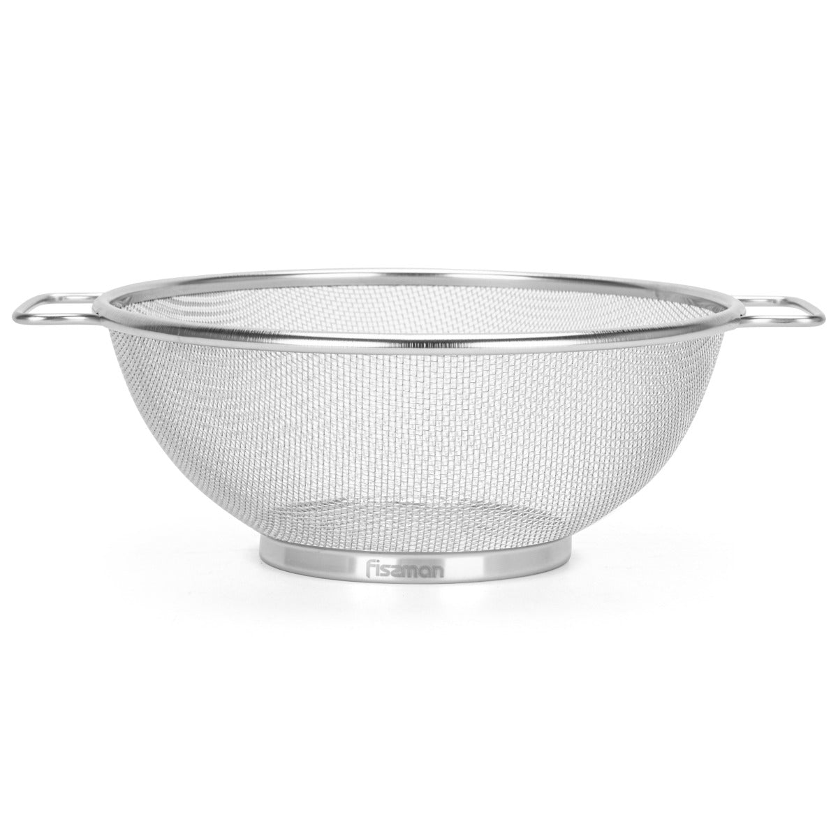 Fissman Round Stainer With Handle Silver 26cm