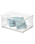 The Home Edit Bin Organizer Medium Shallow Clear