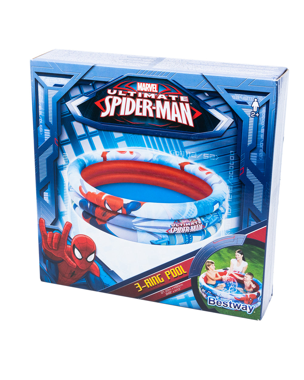 Bestway Pool 3 Ring Spiderman