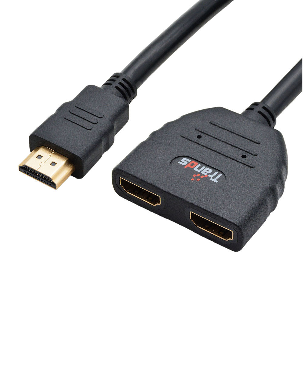 Trands HDMI 1 to 2 Male To Female Split Cable 1m