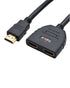 Trands HDMI 1 to 2 Male To Female Split Cable 1m