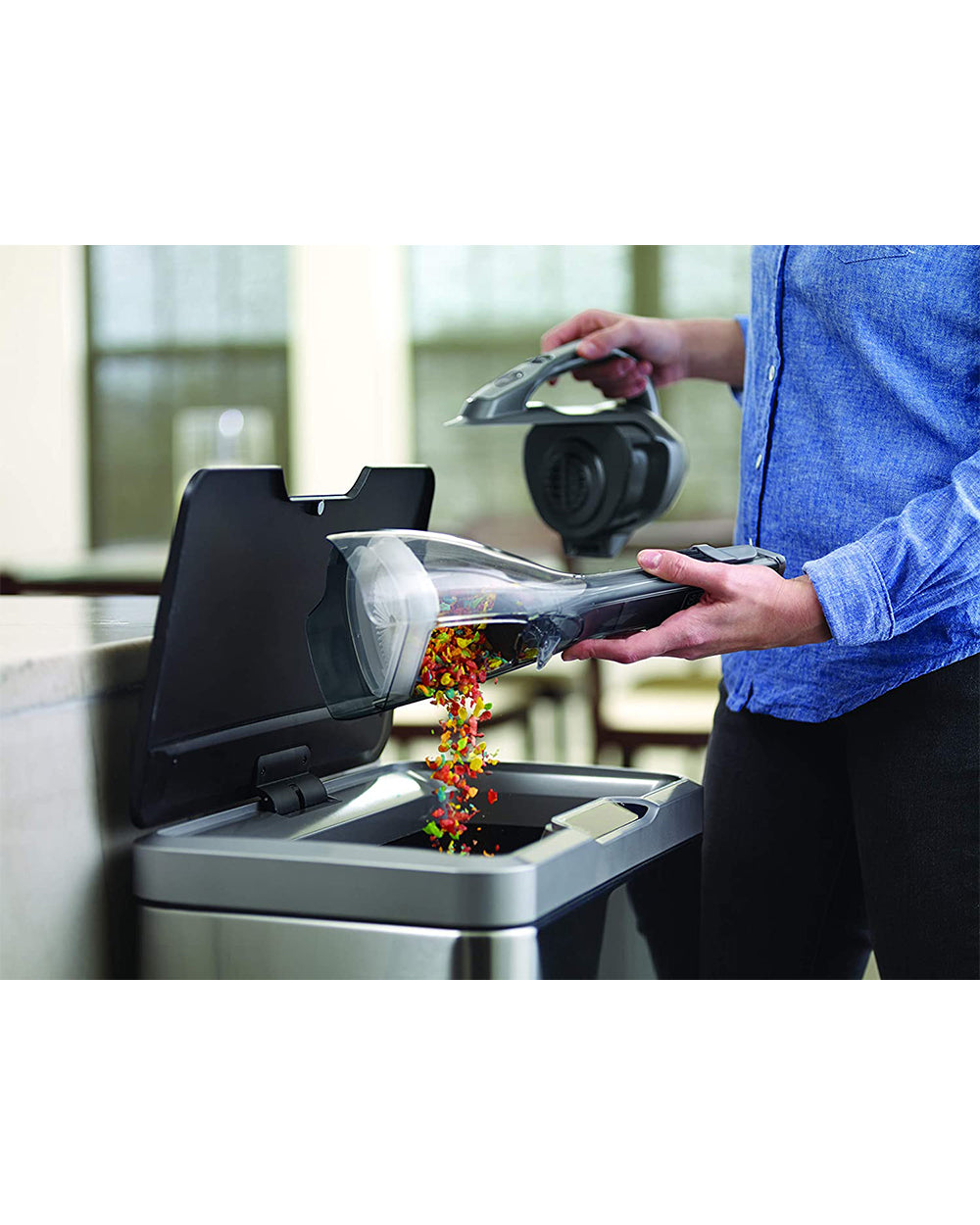 Black and Decker Cordless Hand Vacuum Cleaner Grey