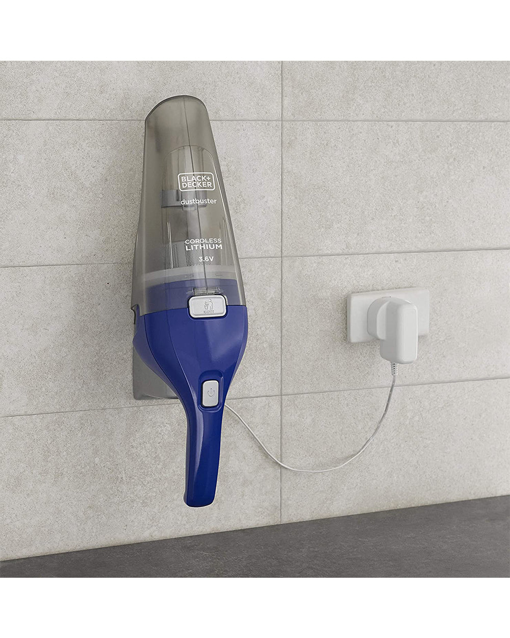 Black & Decker 3.6V 1.5Ah Li-Ion Cordless Dustbuster Handheld Vacuum Blue