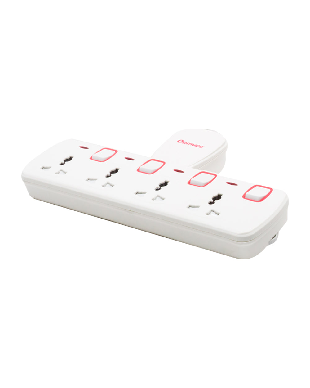 Oshtraco 4 Way Switched T Shaped Multi Socket