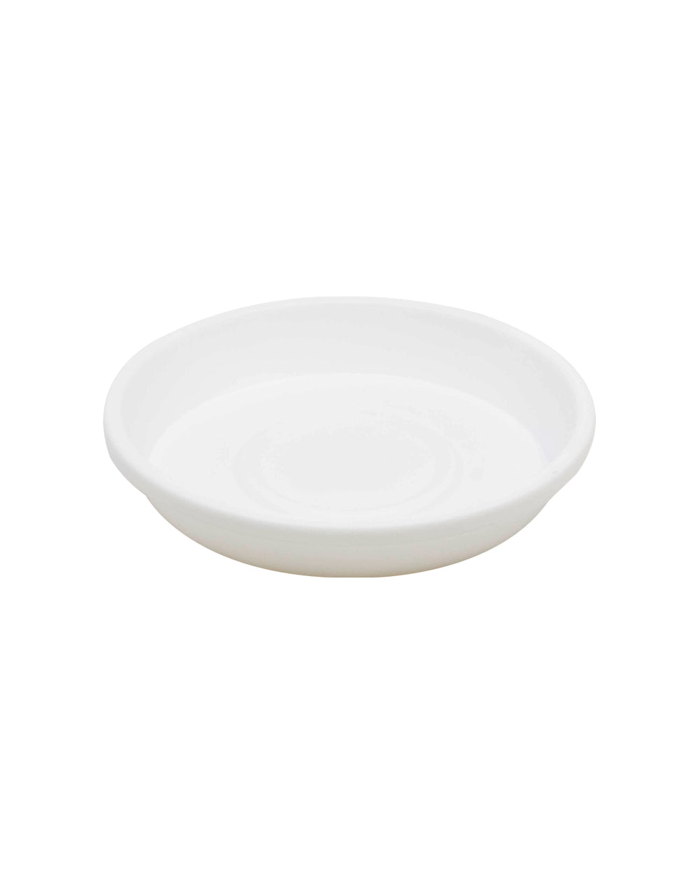 Cosmoplast Round Flower Pot 8 inch Tray White