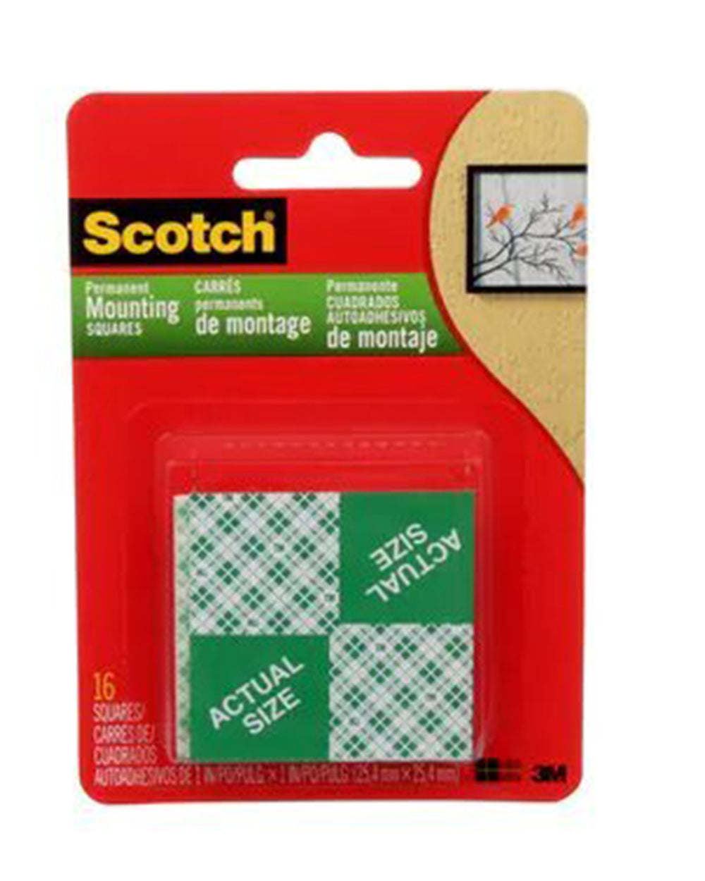 3M Scotch Double Sided Mounting Squares