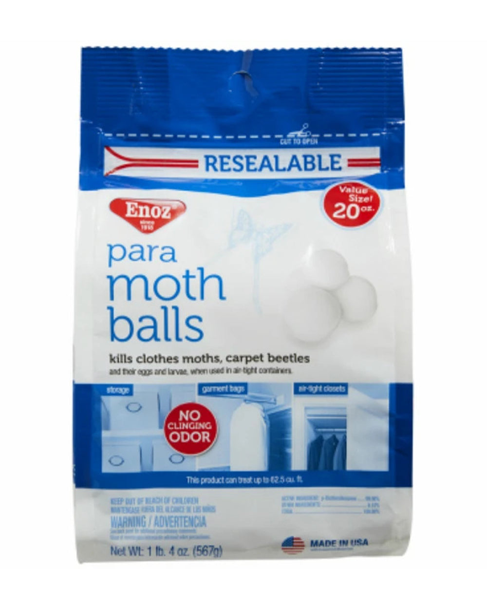 Enoz 20 Oz Para Moth Ball