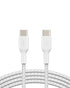Belkin 1 Meter Cable Braided C to C 2.0 White