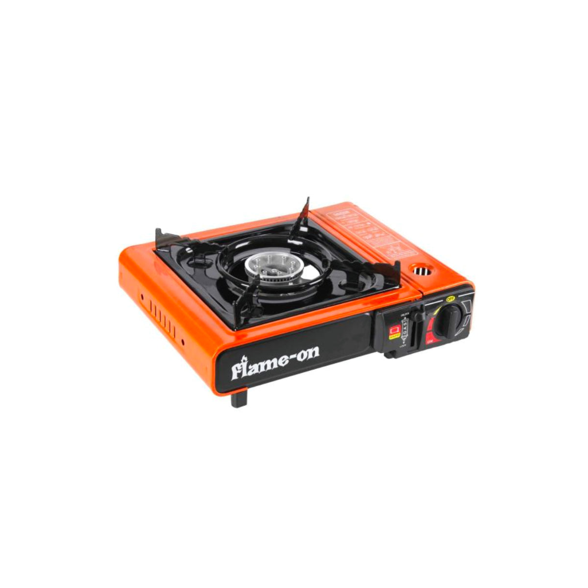 Flame On Portable Stove Orange