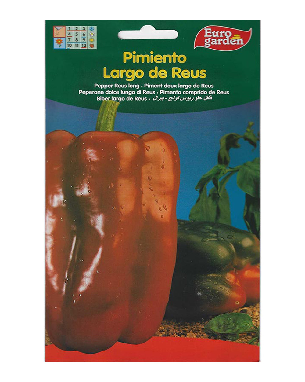 Euro Garden Peppar Long Red