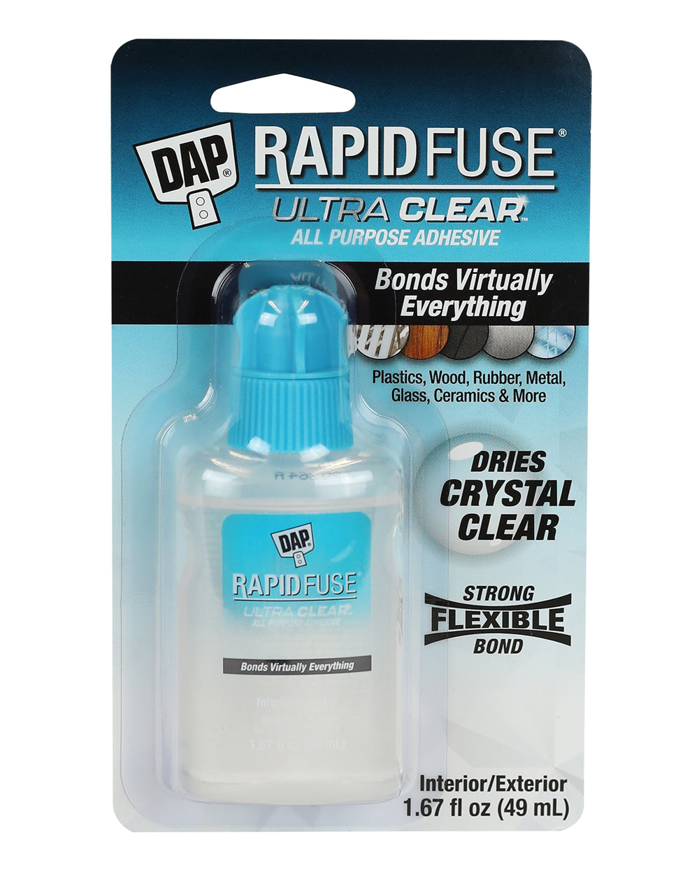 DAP 1.67oz RapidFuse Ultra Clear All Purpose Adhesive