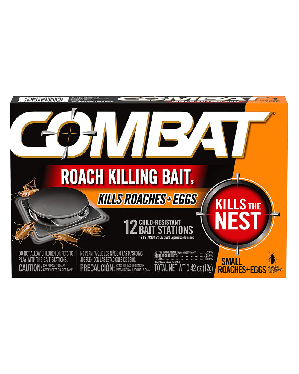 Combat Max 12 Month Roach Killing Bait Pack of 12