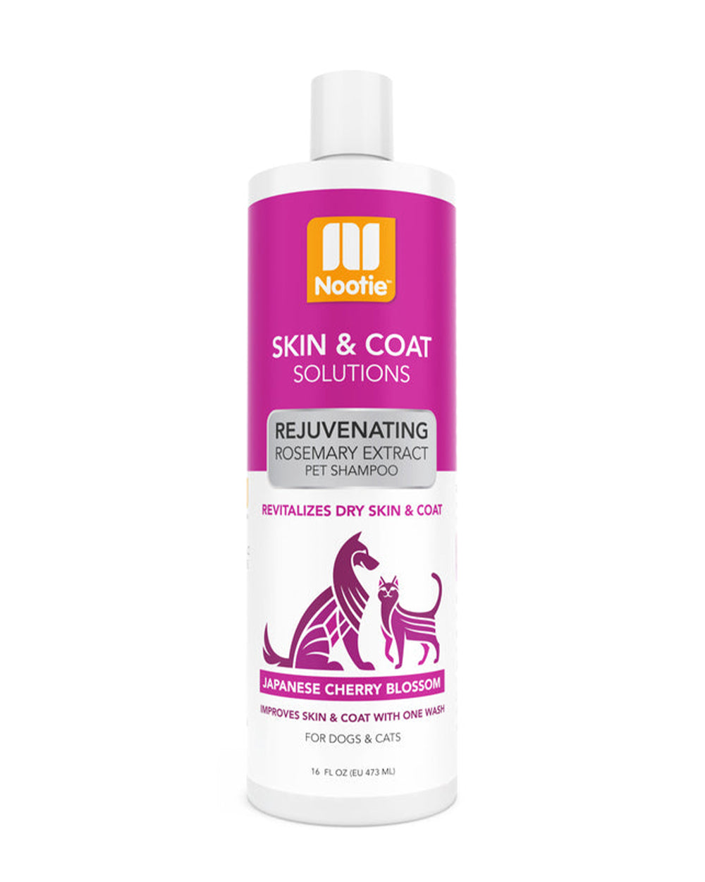 Nootie 16 Ounce Japanese Cherry Blossom Pet Shampoo
